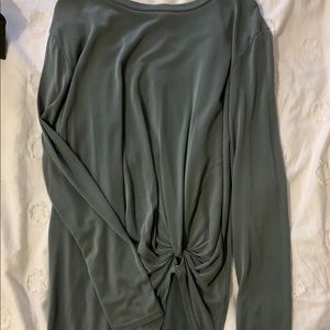 long sleeve knitted top